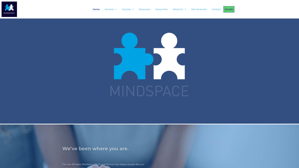 Screenshot of the Mindspace Limited website