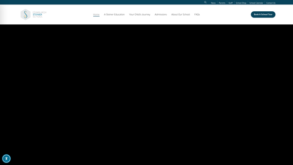 Screenshot of the Edinburgh Steiner School Trust Limited website