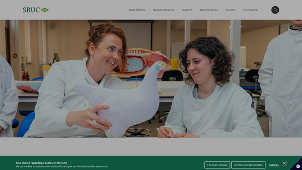 Screenshot of the Cruickshank Trust Fund website