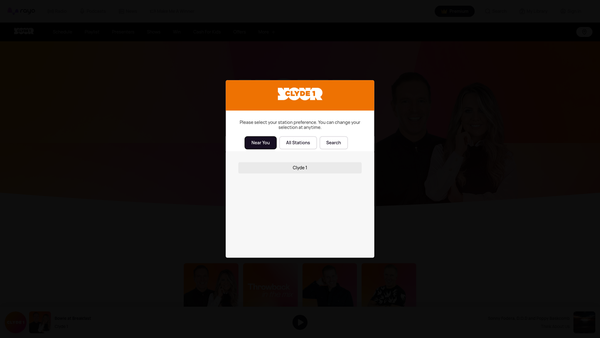 Screenshot of the Radio Clyde Cash for Kids website