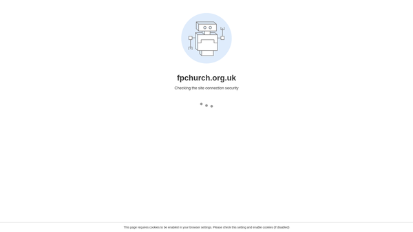 Screenshot of the Free Presbyterian Church website