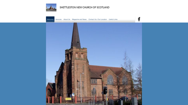 Screenshot of the Glasgow Shettleston New Church Of Scotland website