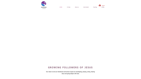 Screenshot of the Riverside Evangelical Church website