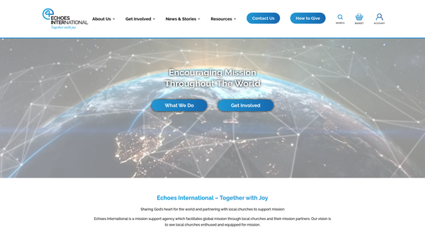 Screenshot of the Interlink website