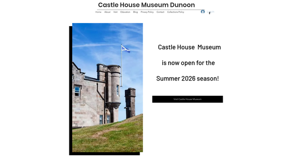 Screenshot of the Dunoon & Cowal Heritage Trust website