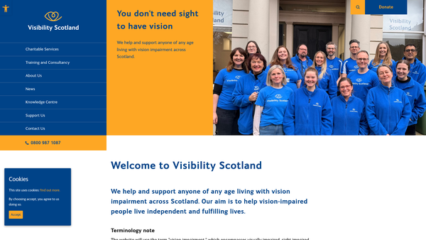Screenshot of the Gwssb website