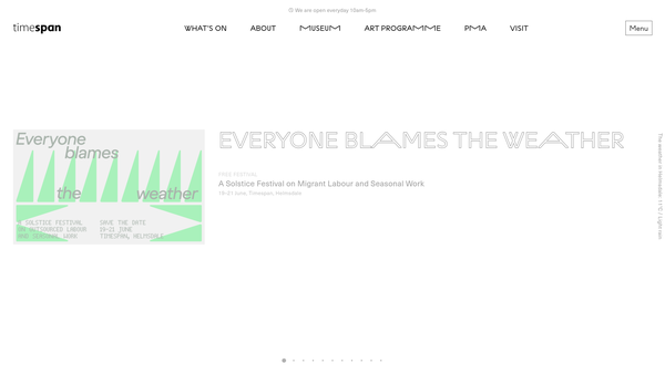 Screenshot of the Helmsdale Heritage And Arts Society website