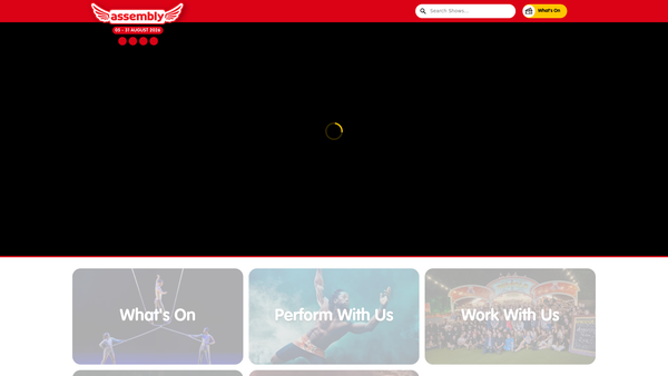 Screenshot of the Assembly Theatre Limited website