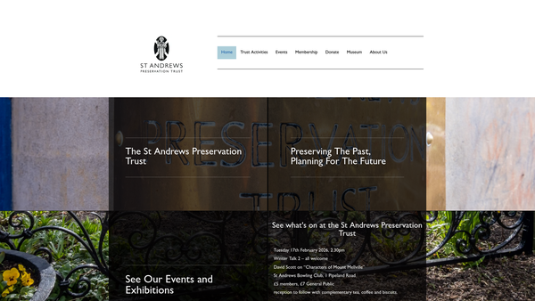 Screenshot of the STAPT Limited website