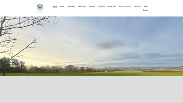 Screenshot of the Howe of the Mearns Parish Church of Scotland website