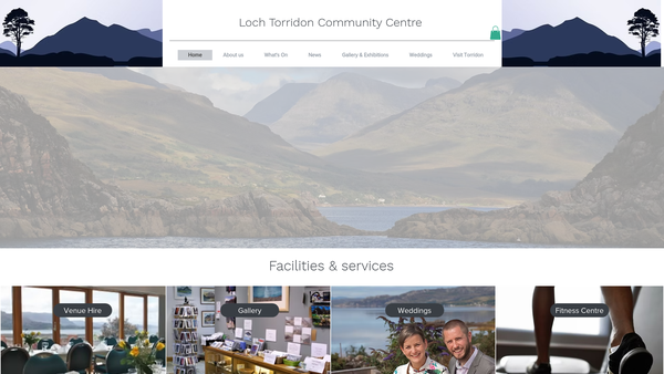Screenshot of the Torridon District Community Association website