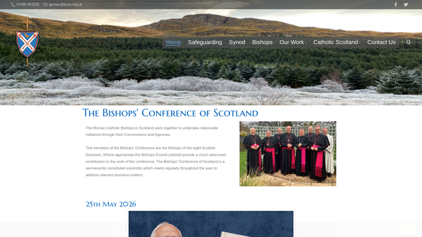 Screenshot of the Catholic National Endowment Trust website