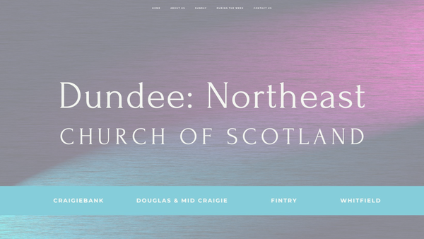Screenshot of the Dundee: Northeast Church of Scotland website
