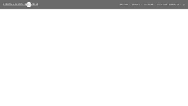 Screenshot of the The Grampian Hospitals Art Trust website
