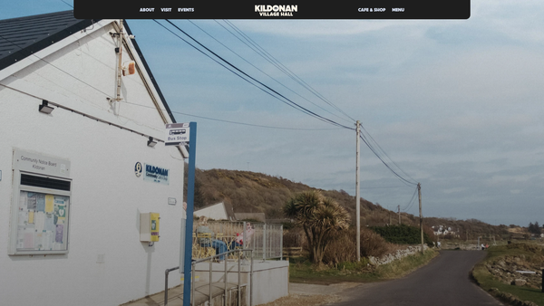Screenshot of the Kildonan Hall and Improvements Committee website