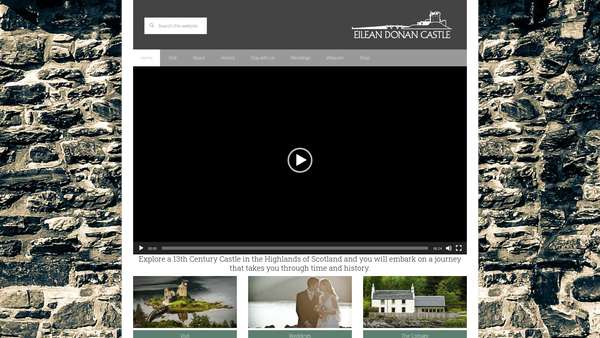 Screenshot of the Conchra Charitable Trust website
