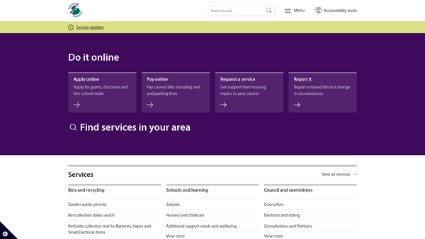 Screenshot of the Macfarlane Free Library Endowment Fund website