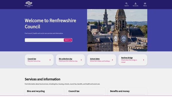 Screenshot of the Coats Observatory Fund website