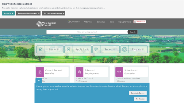 Screenshot of the Miss Ellen Murray Aitken Trust For Poor website