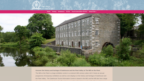 Screenshot of the The Mill on the Fleet website