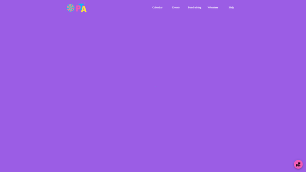 Screenshot of the Baljaffray Primary School Parent-Teacher Association website