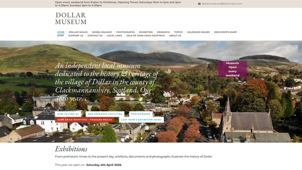 Screenshot of the Dollar Museum Trust website