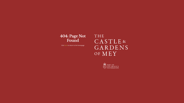 Screenshot of the Queen Elizabeth Castle Of Mey Trust website