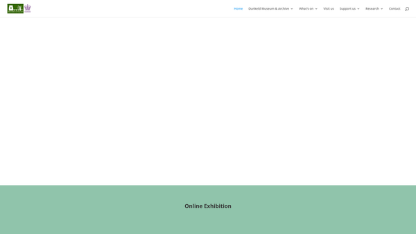 Screenshot of the Chapter House Museum website