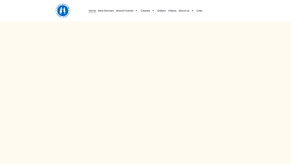 Screenshot of the Royal Scottish Country Dance Society Dundee website