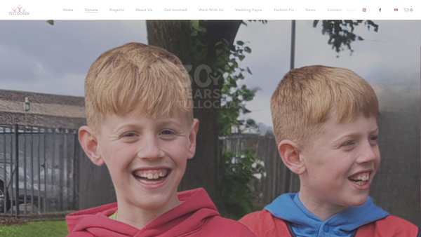 Screenshot of the Tullochan website