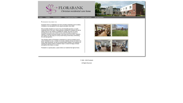Screenshot of the Florabank Home Limited website