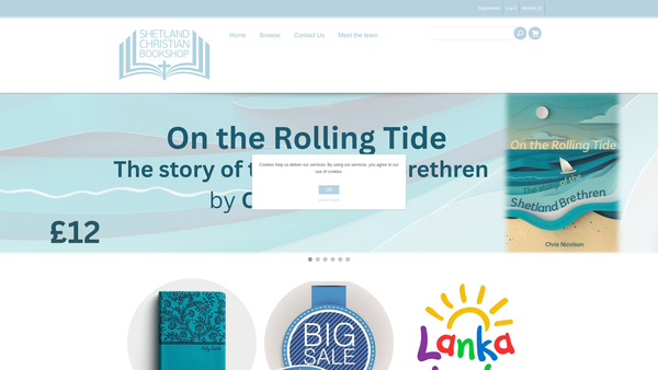Screenshot of the Tanglewood Trust website