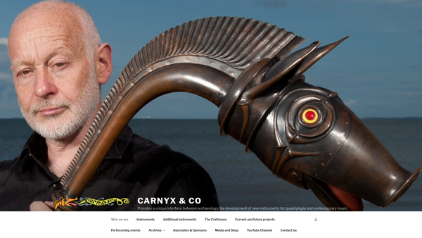 Screenshot of the Carnyx & Co website