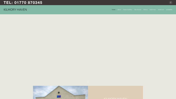 Screenshot of the Kilmory Public Hall website