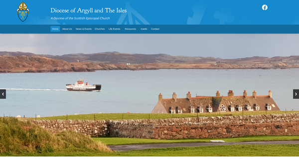 Screenshot of the Congregation Of St. Andrews website