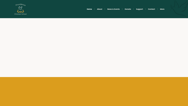 Screenshot of the Lewis Christian Education Association website