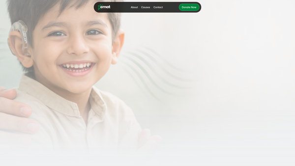 Screenshot of the Emergency Medical Aid Trust website