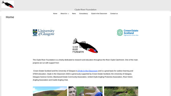 Screenshot of the Clyde River Foundation website