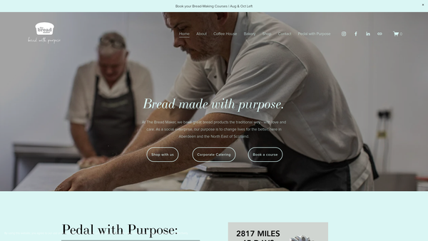 Screenshot of the Aberdeen Day Project Limited website