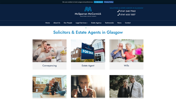 Screenshot of the Stepdown website