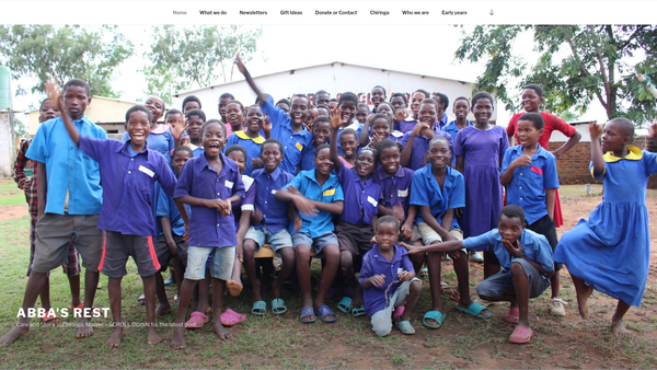 Screenshot of the Abbas Rest Orphans website
