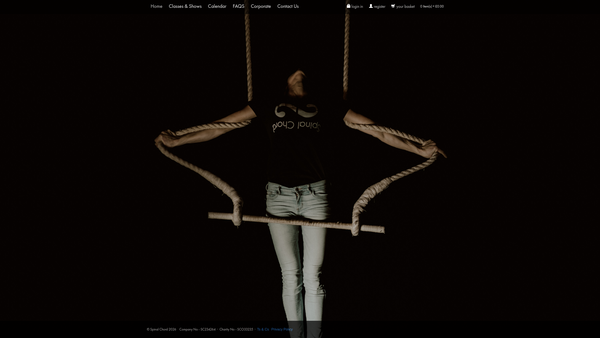 Screenshot of the Spinal Chord Projects website