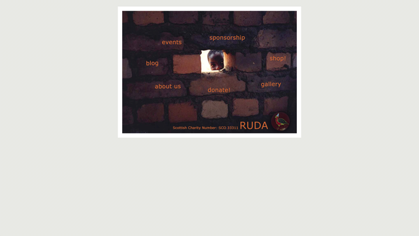 Screenshot of the Ruvuma Development Aid website