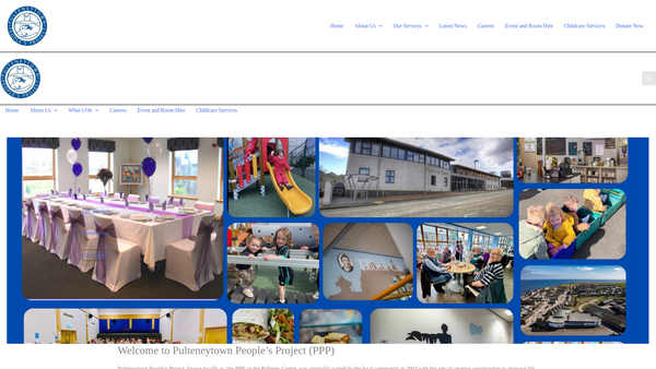 Screenshot of the Pulteneytown Peoples Project website