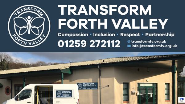 Screenshot of the Transform Forth Valley website