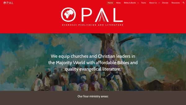 Screenshot of the Opal Trust Limited website