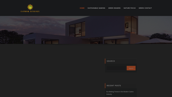 Screenshot of the Eas Mor Ecology website