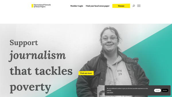 Screenshot of the Insp Foundation website