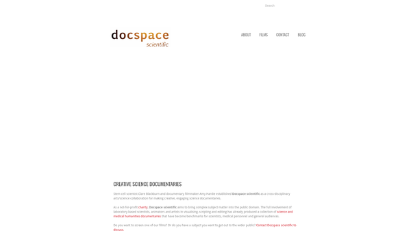 Screenshot of the Docspace (outreach) website