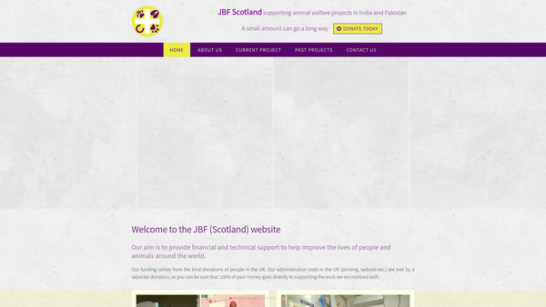 Screenshot of the Jbf (scotland) website